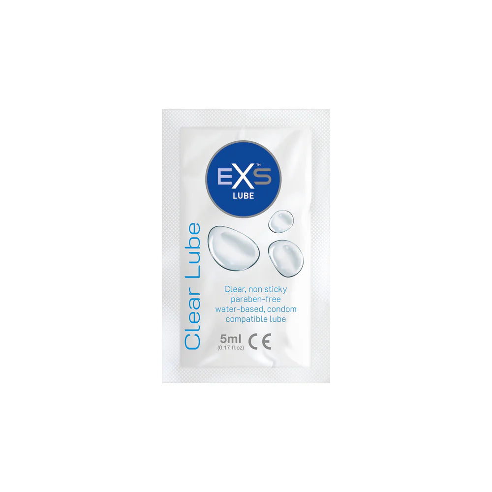 Clear Lube 5ml Sachets packs of 100